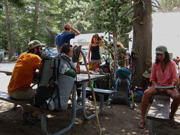 PCT-JMT hikers resupply via Tuolumne Meadows Store and Post Office.
